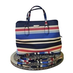 Pristine Condition - Kate Spade Evangeline Laurel Way Striped Satchel.